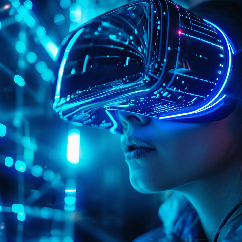 person-wearing-high-tech-vr-glasses-while-surrounded-by-bright-blue-neon-colors